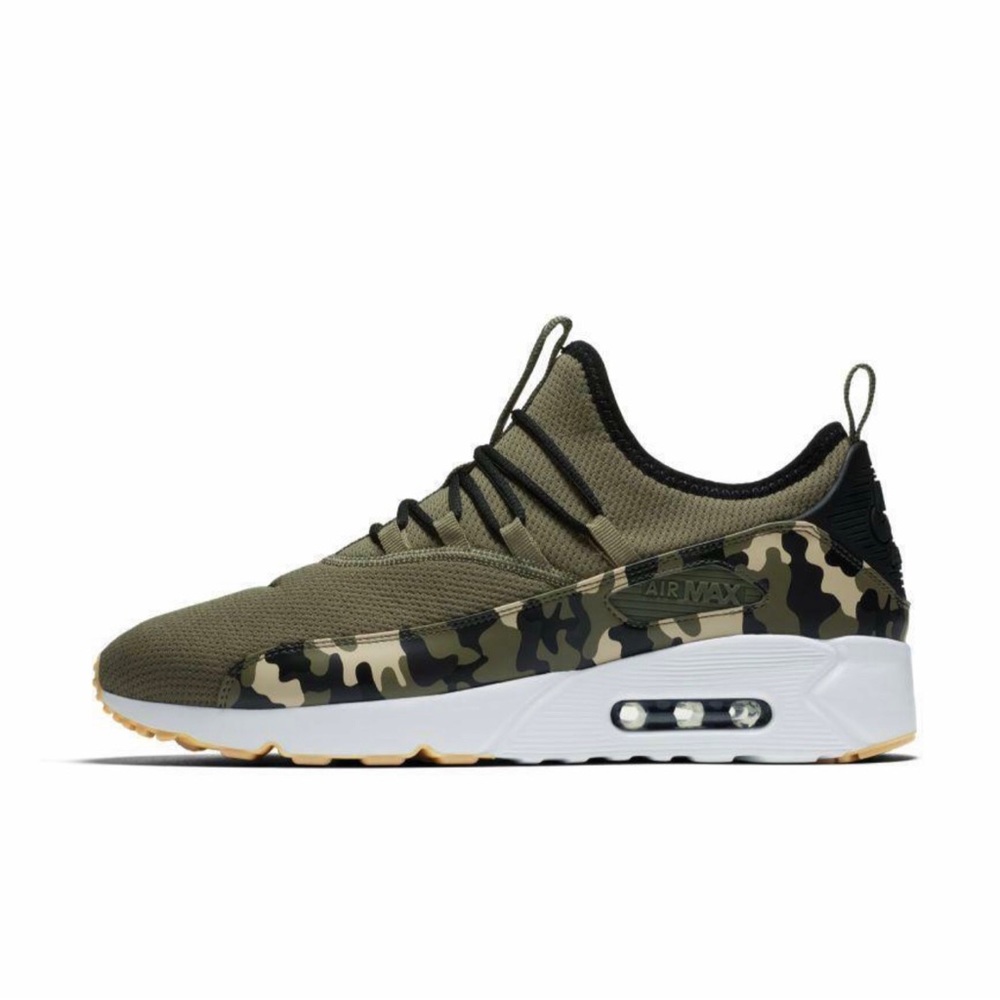 Nike Air Max 90 EZ Camo Mens Olive Size 10 - Picture 2 of 4